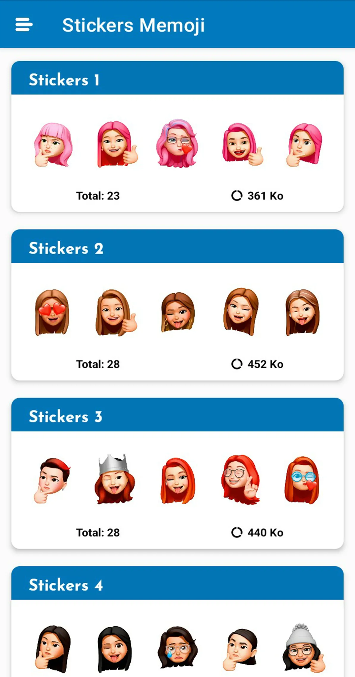 Stickers Memoji : WASticker | Indus Appstore | Screenshot