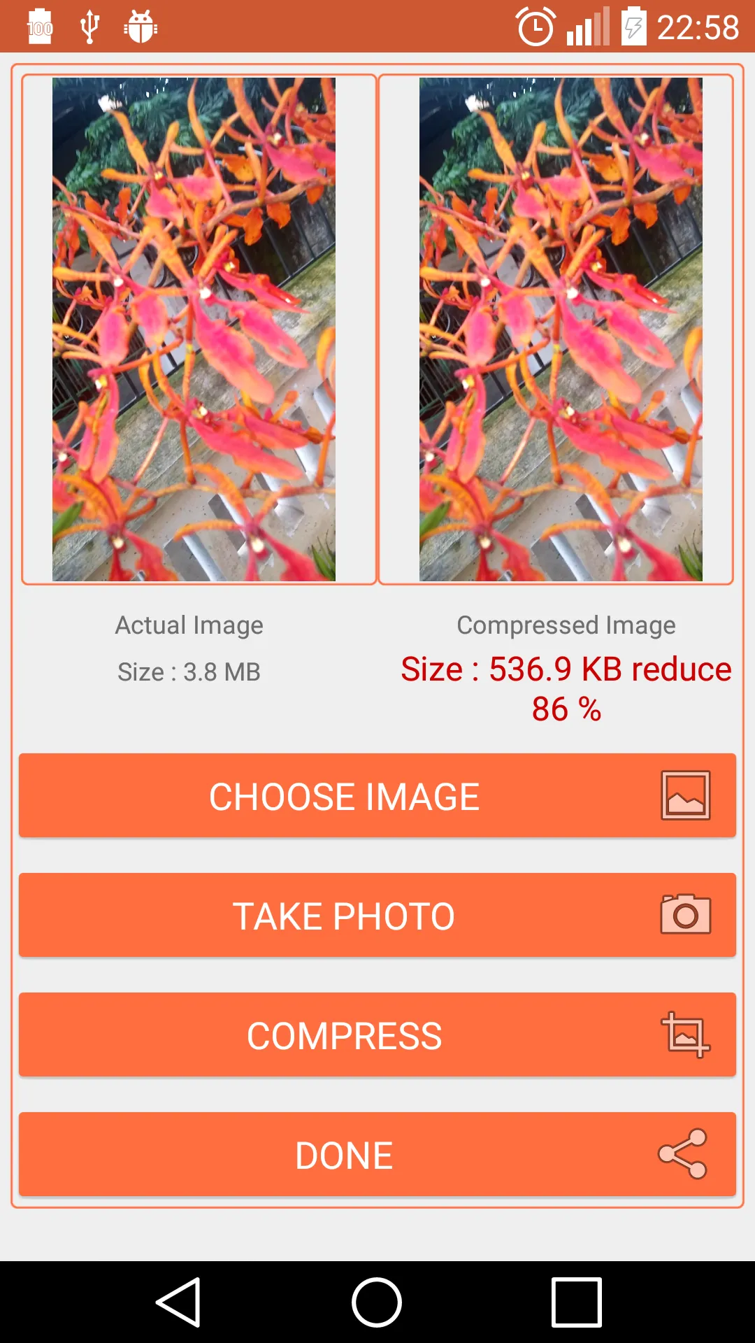 Compress Image , Resize & Crop | Indus Appstore | Screenshot