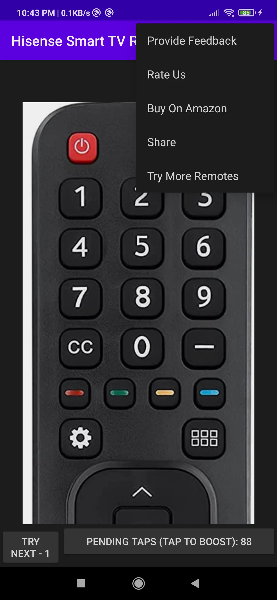 Hisense Smart Tv Remote | Indus Appstore | Screenshot