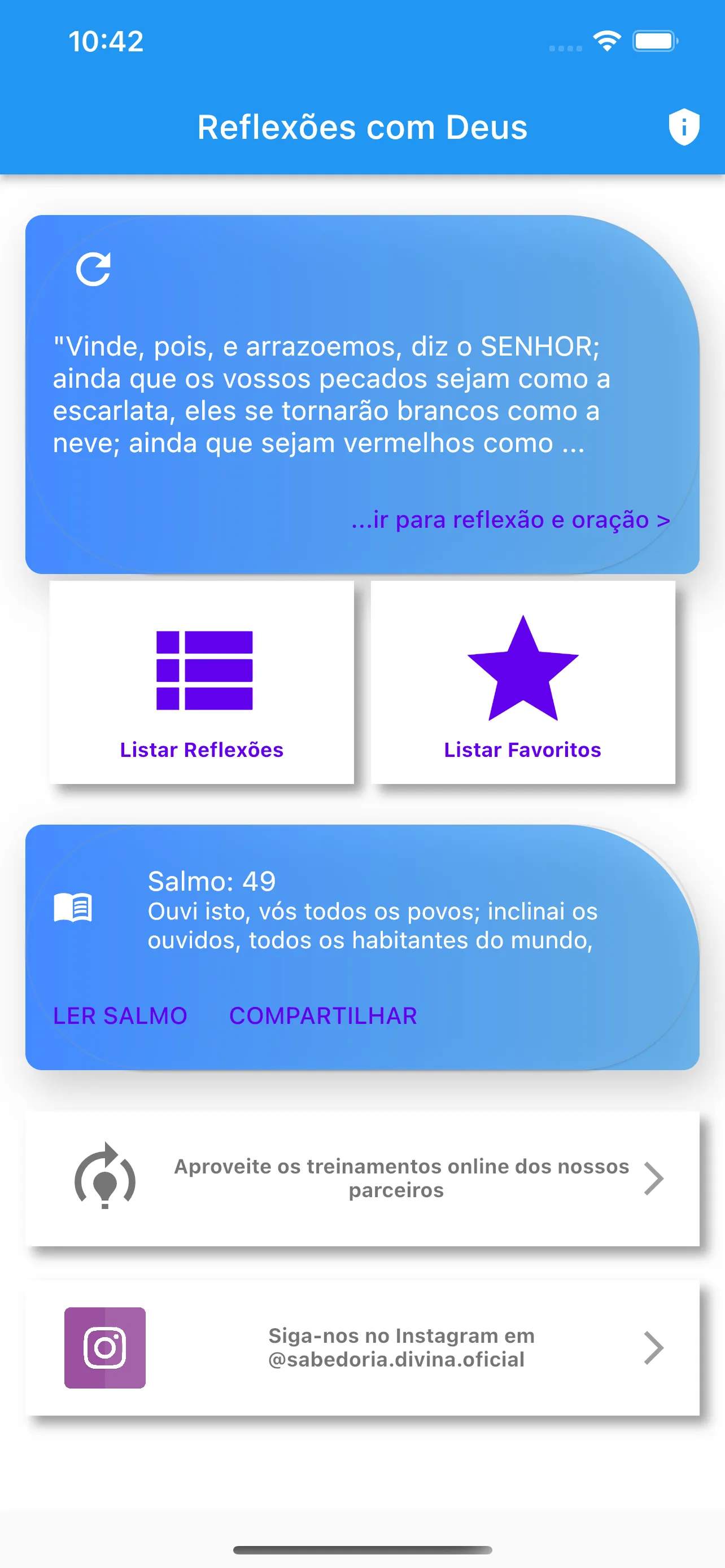 Reflexões com Deus | Indus Appstore | Screenshot