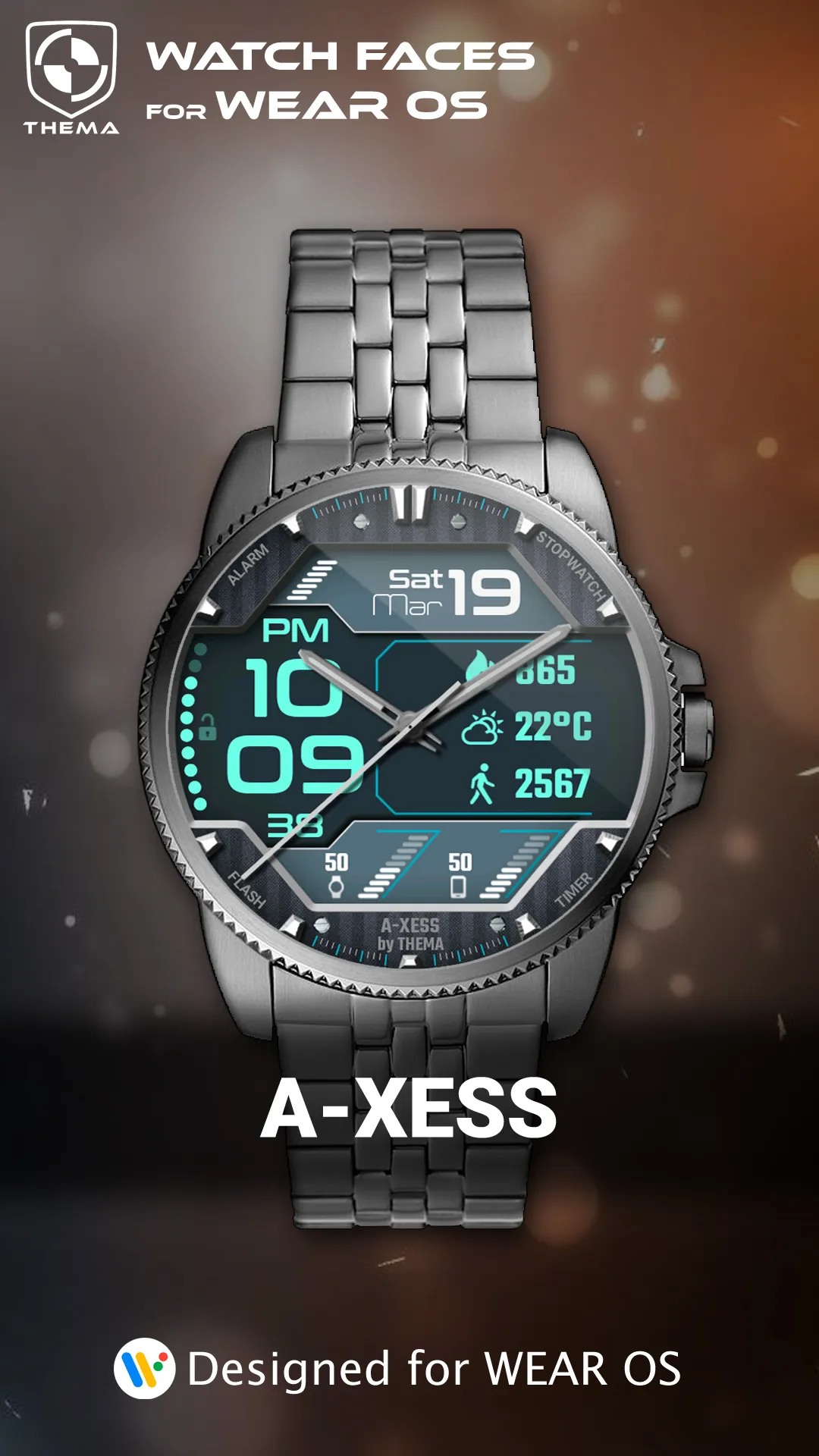 A-Xess Watch Face | Indus Appstore | Screenshot