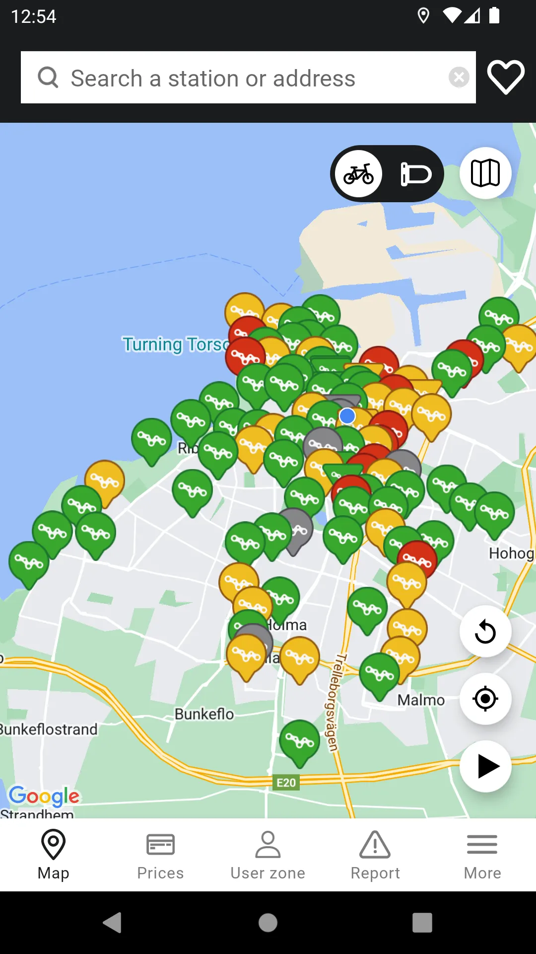 Malmö by bike | Indus Appstore | Screenshot