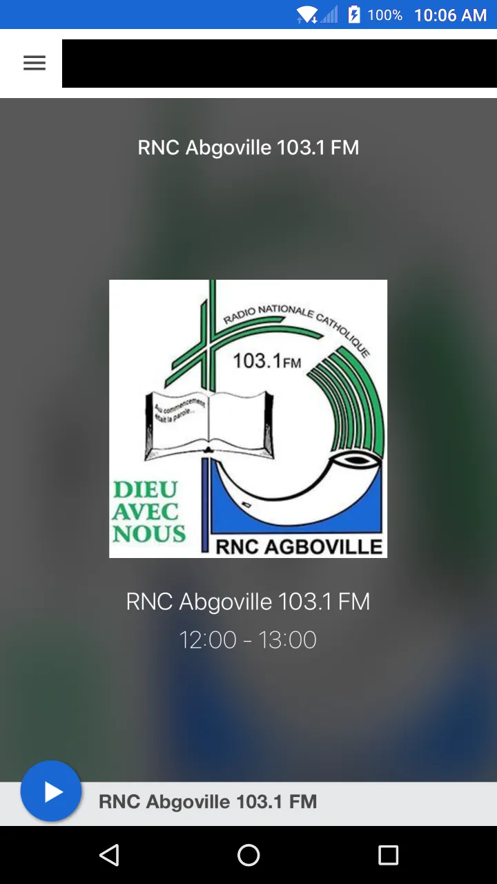 RNC Abgoville 103.1 FM | Indus Appstore | Screenshot