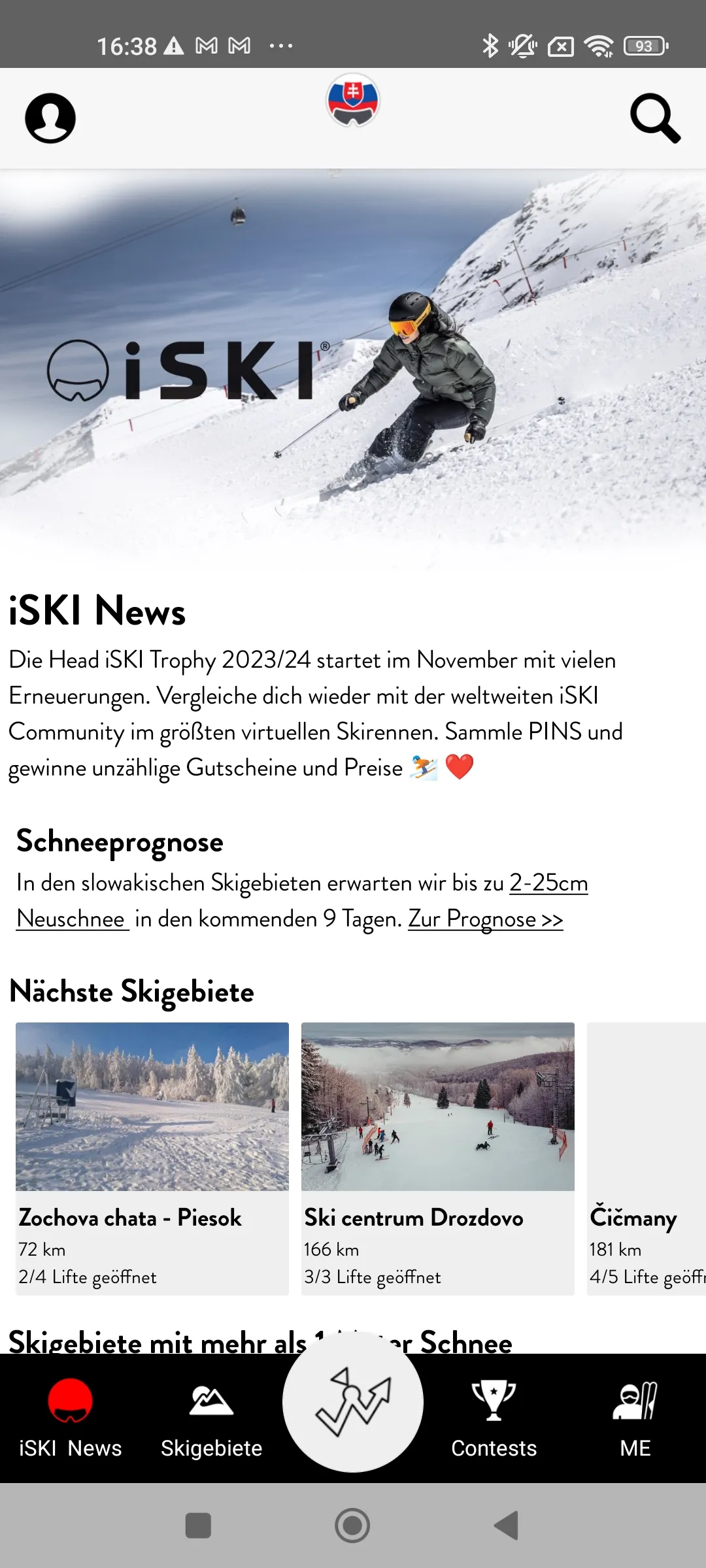 iSKI Slovakia - Ski & Snow | Indus Appstore | Screenshot