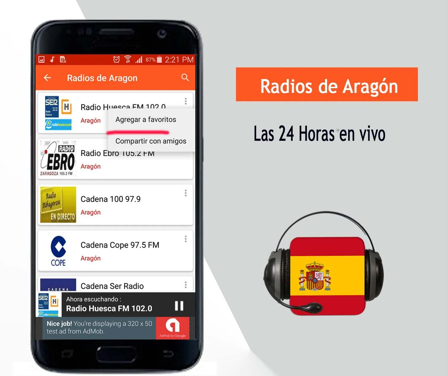 Radios de Aragon | Indus Appstore | Screenshot