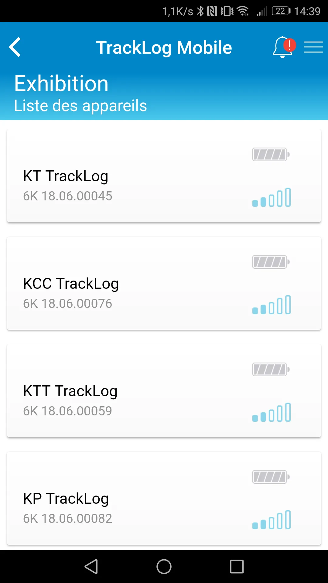 Sauermann TrackLog Mobile | Indus Appstore | Screenshot