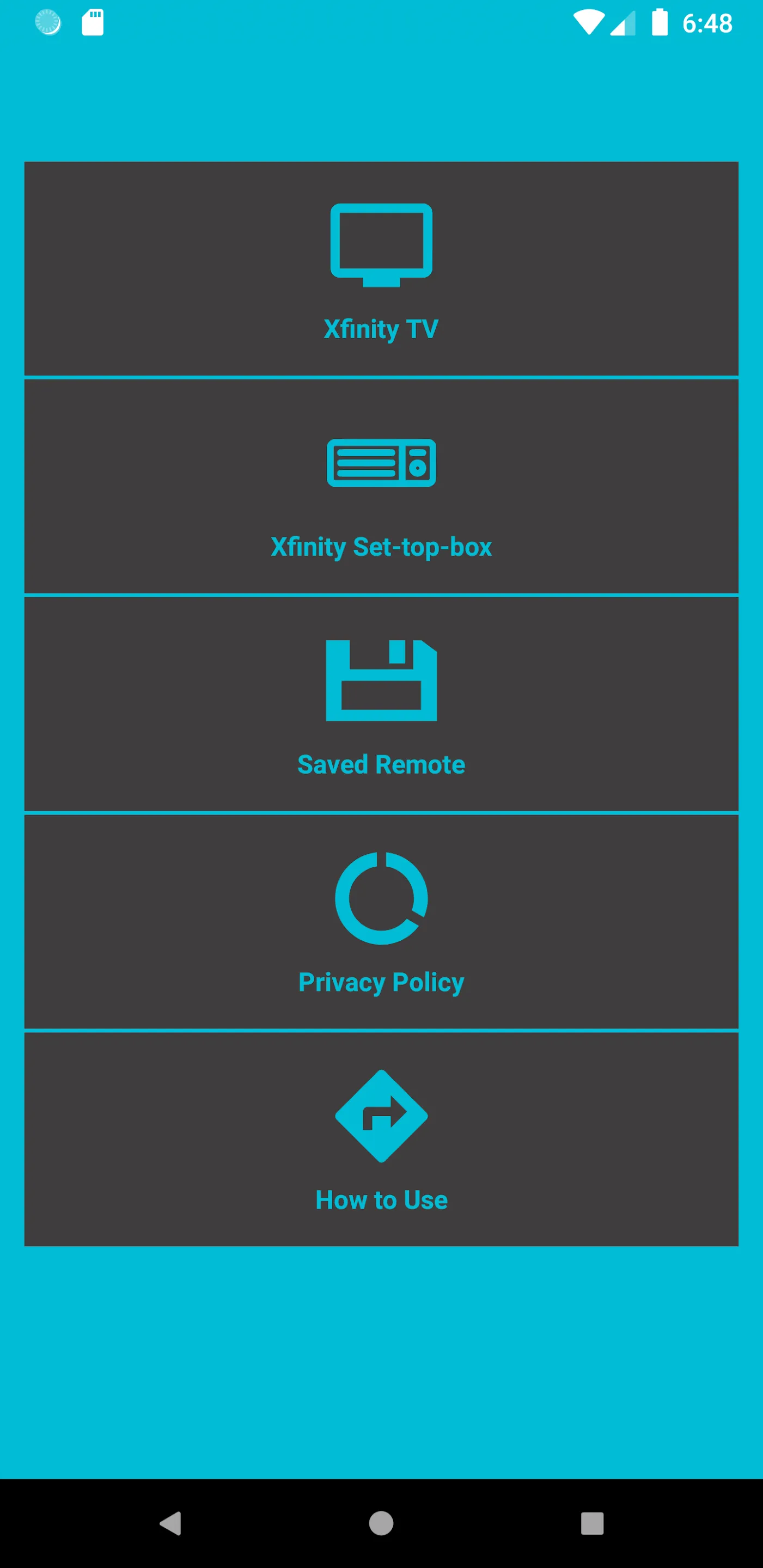 Xfinity TV Remote | Indus Appstore | Screenshot