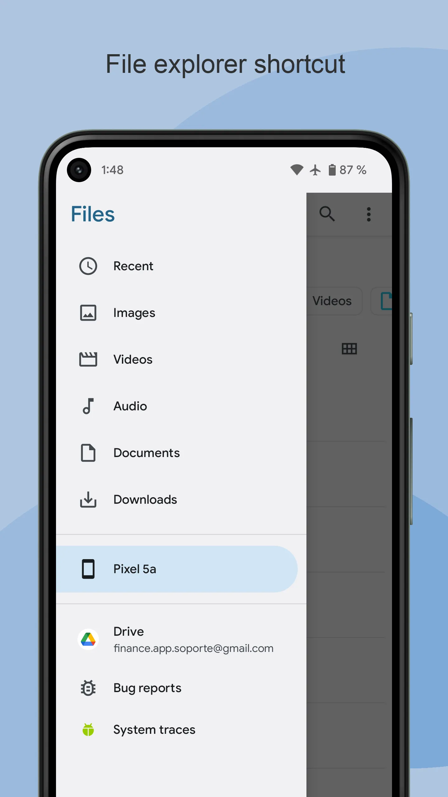 Files: Shortcut | Indus Appstore | Screenshot