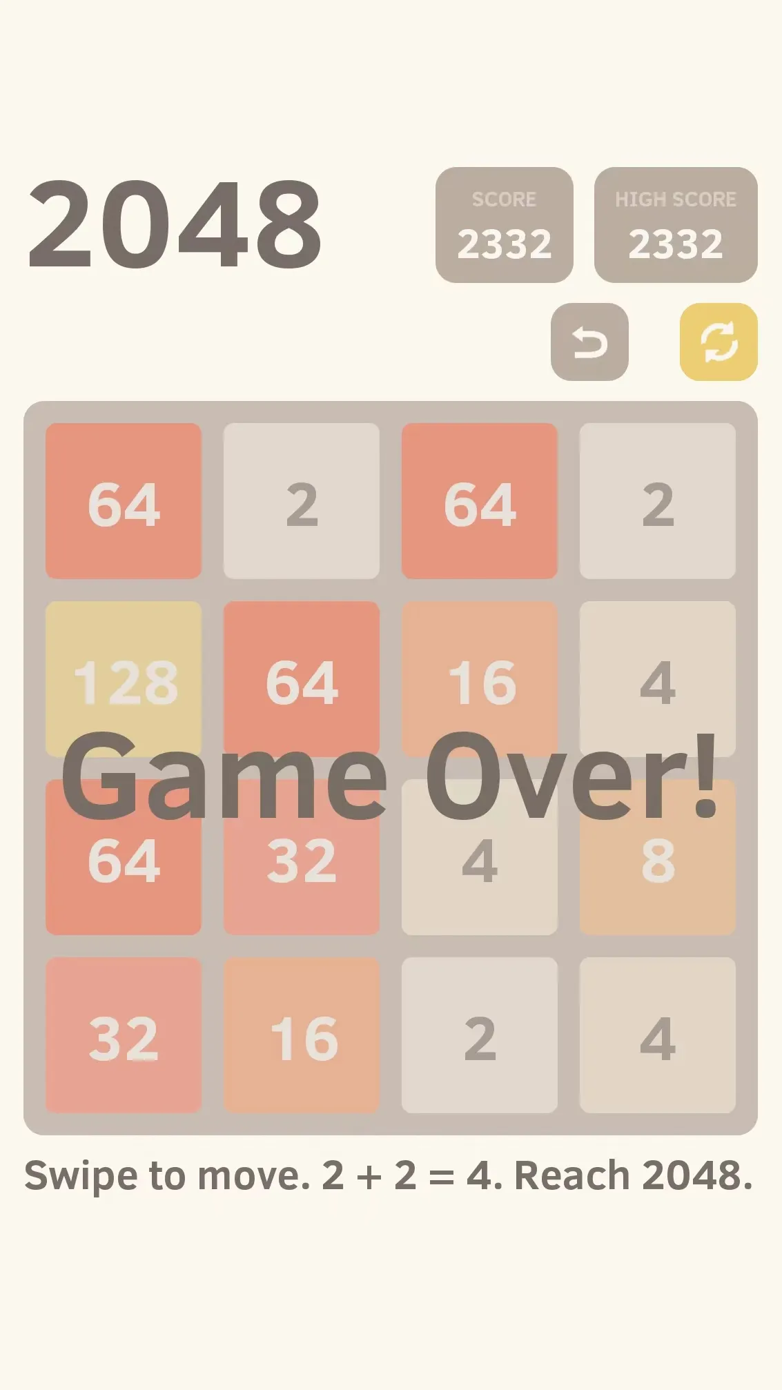 2048 | Indus Appstore | Screenshot