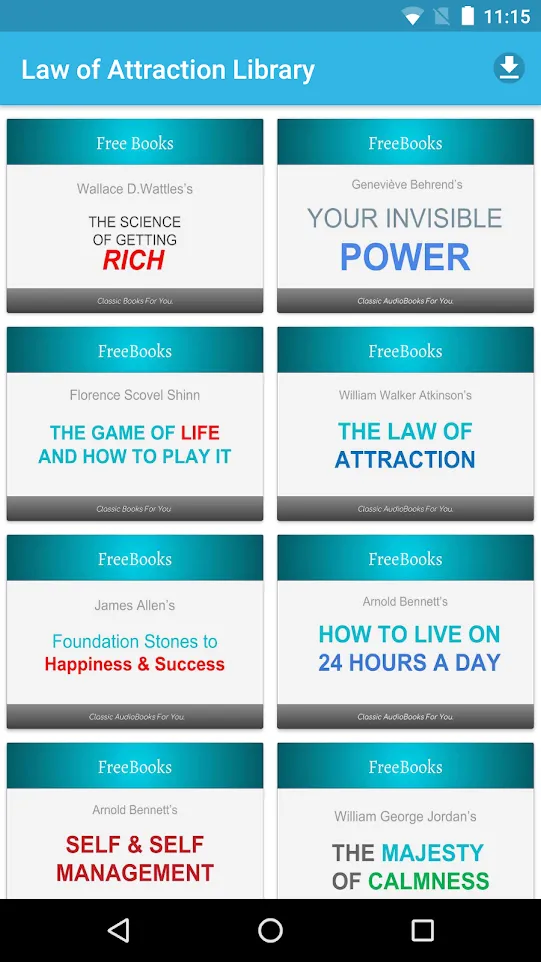 Law Of Attraction Library  - eBooks & AudioBooks | Indus Appstore | Screenshot