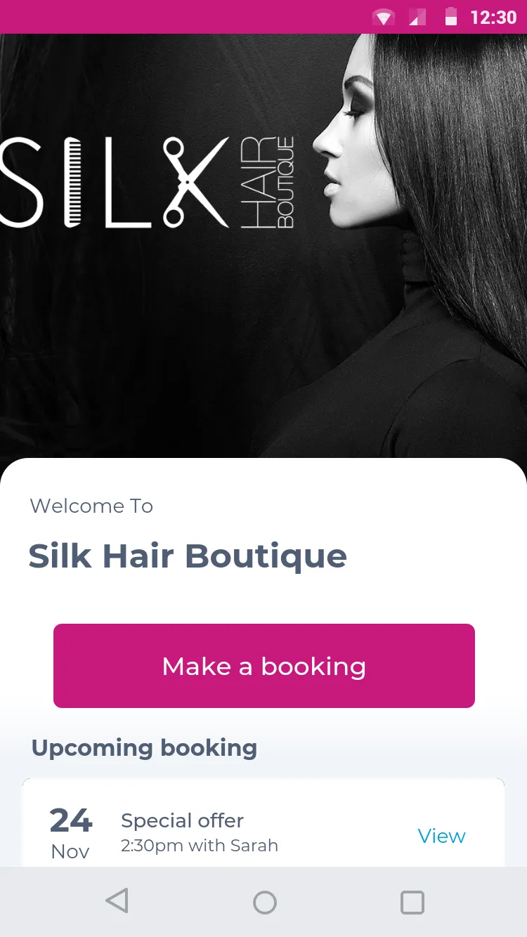 Silk Hair Boutique | Indus Appstore | Screenshot