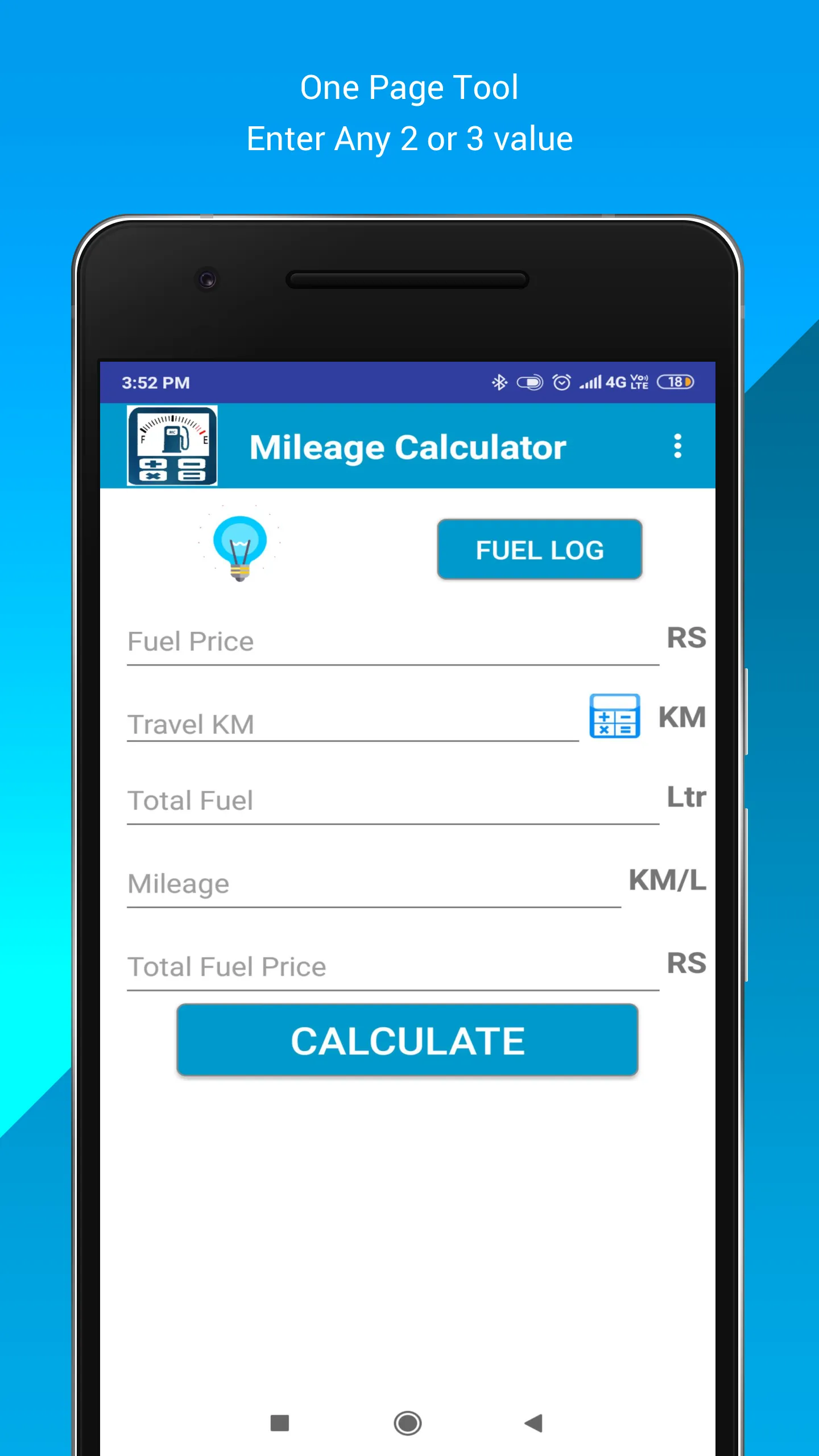 Mileage Calculator - Fuel Calc | Indus Appstore | Screenshot