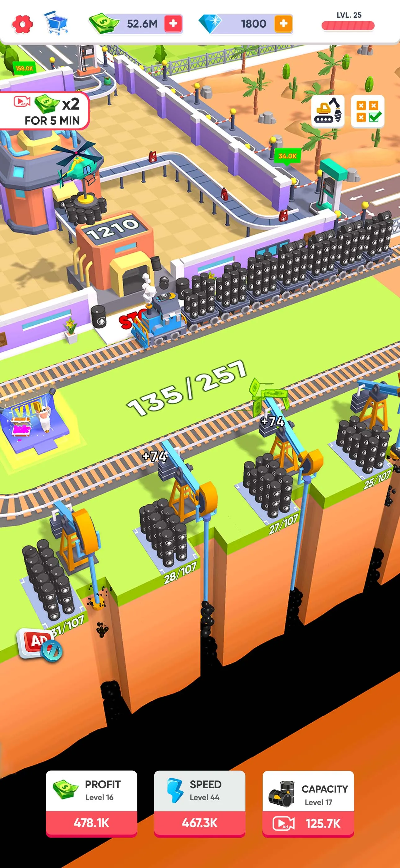 Oil Mining 3D - Petrol Factory | Indus Appstore | Screenshot