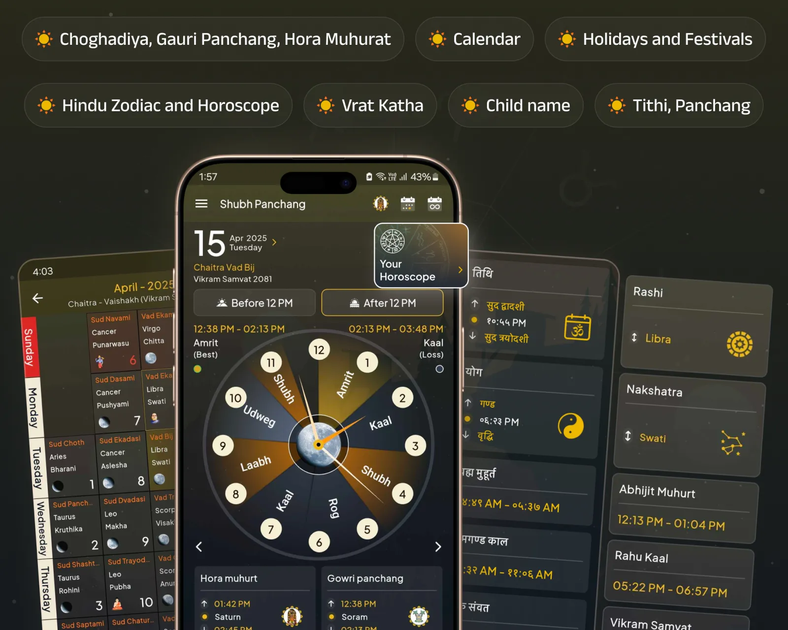 Shubh Panchang- Hindu Calendar | Indus Appstore | Screenshot