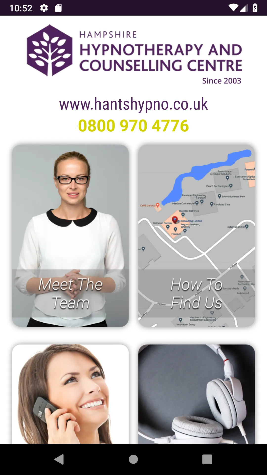 Hampshire Hypnotherapy & Couns | Indus Appstore | Screenshot