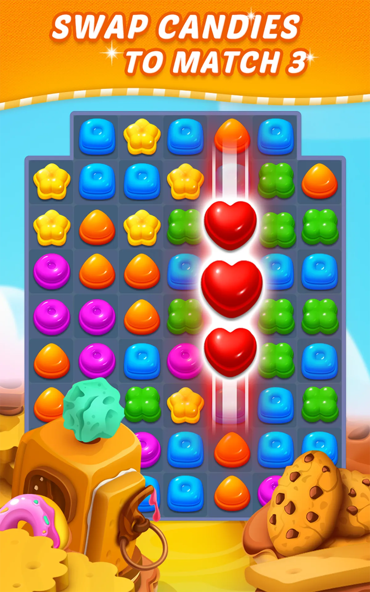 Sweet Candy Puzzle: Match Game | Indus Appstore | Screenshot