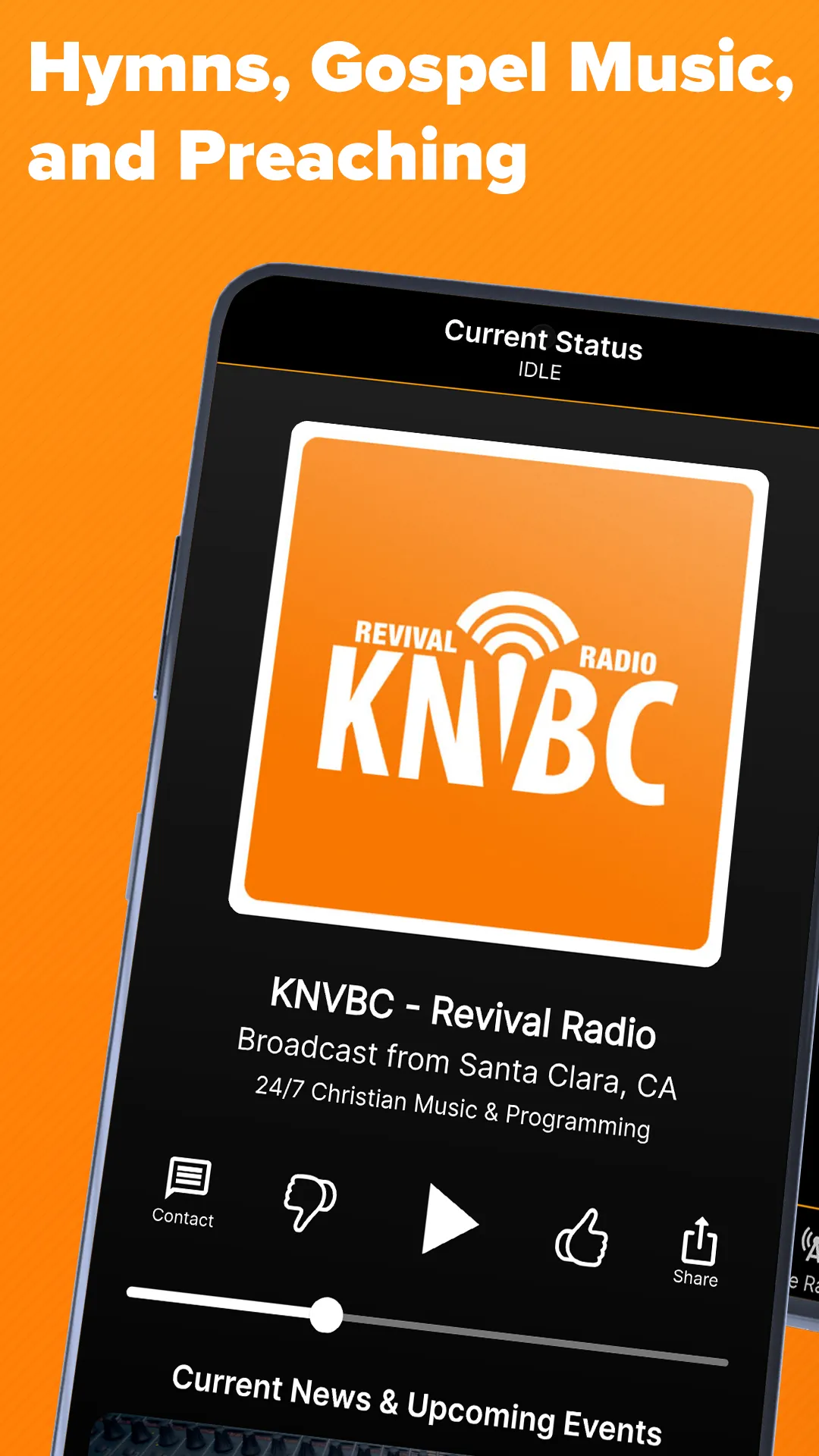 Christian Radio: KNVBC | Indus Appstore | Screenshot