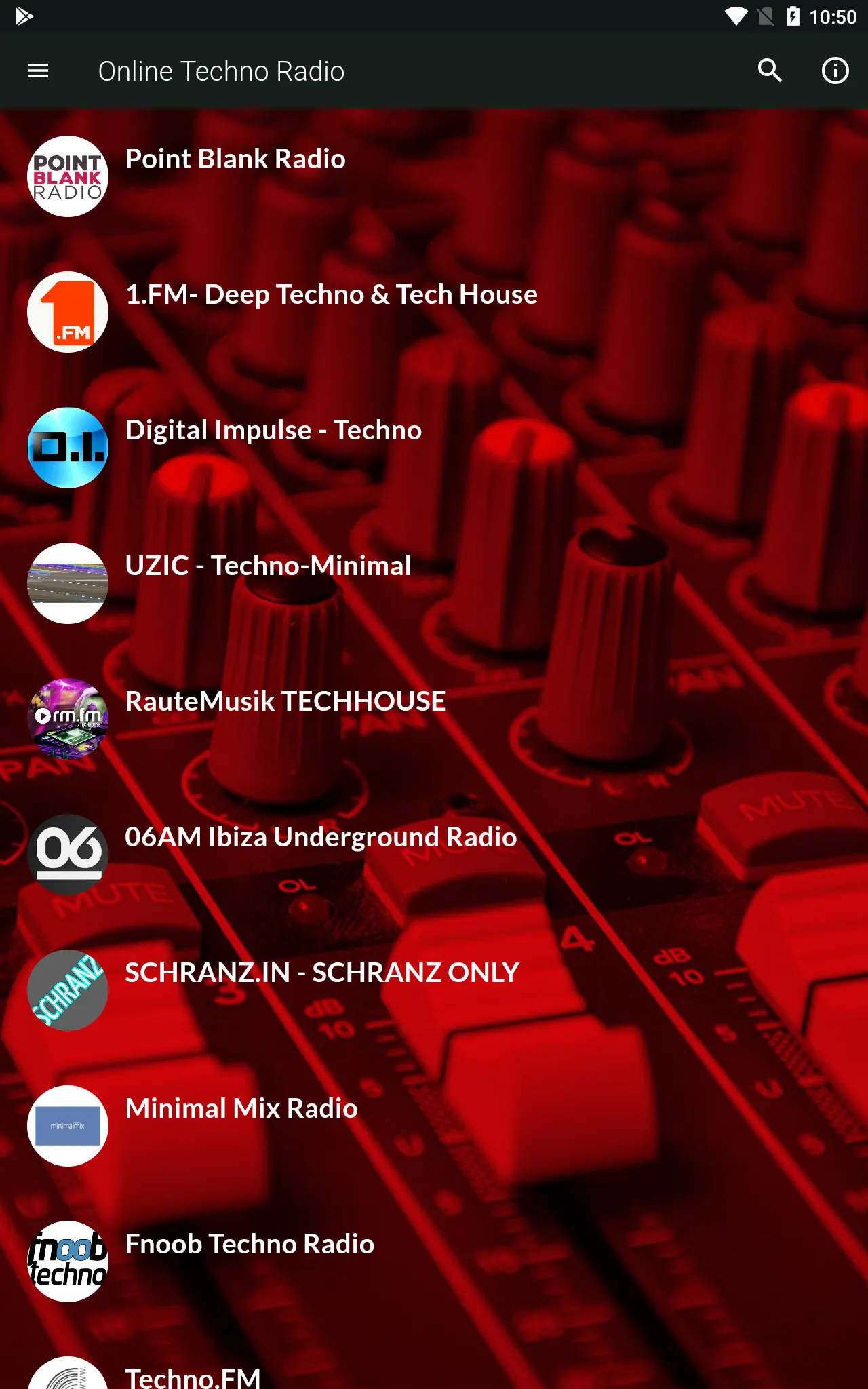 Online Techno Radio | Indus Appstore | Screenshot