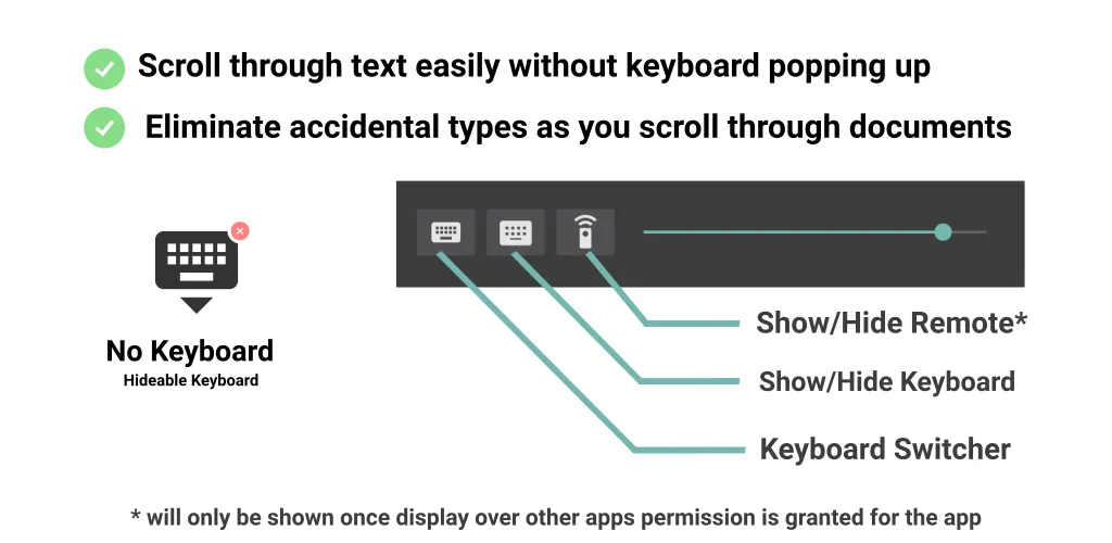 No Keyboard: Hideable keyboard | Indus Appstore | Screenshot