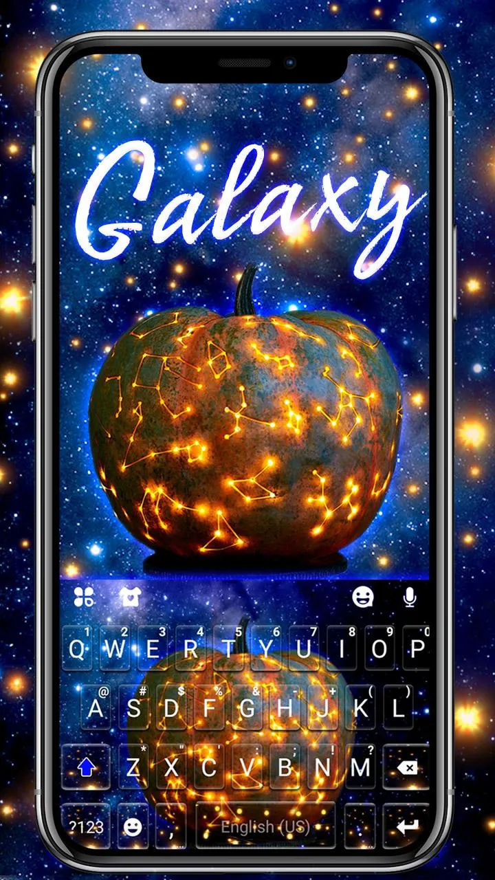 Galaxy Jack O Lantern Keyboard | Indus Appstore | Screenshot