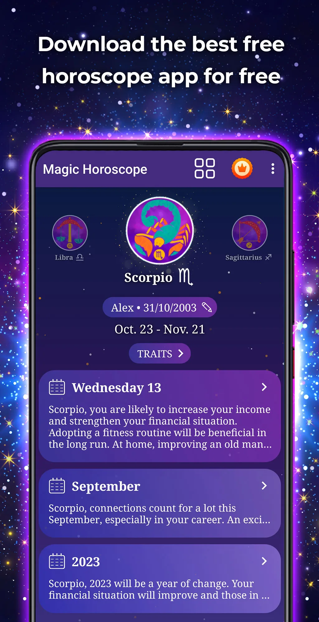 Daily Horoscope - Astrology | Indus Appstore | Screenshot