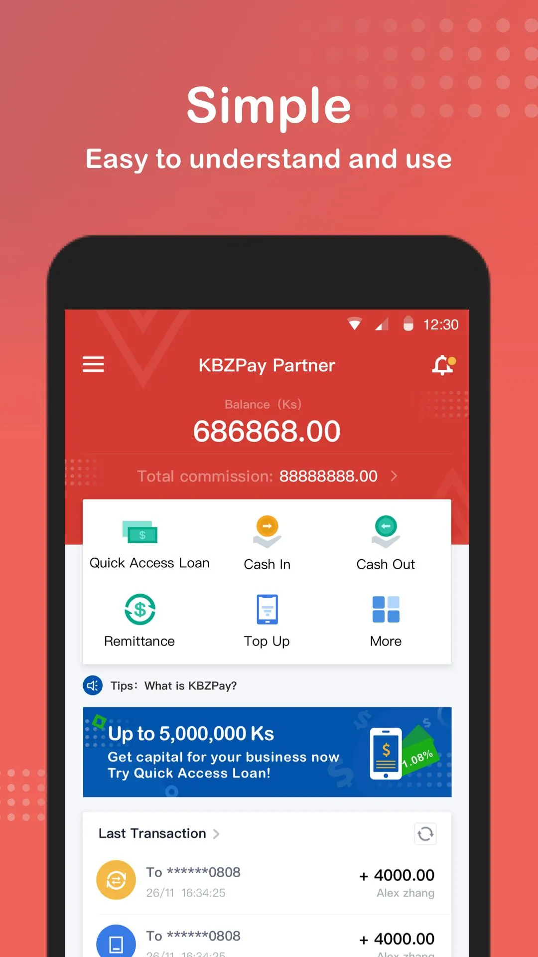 KBZPay Partner | Indus Appstore | Screenshot