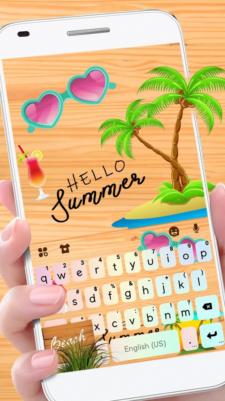 Relaxing Summer Holiday Keyboa | Indus Appstore | Screenshot