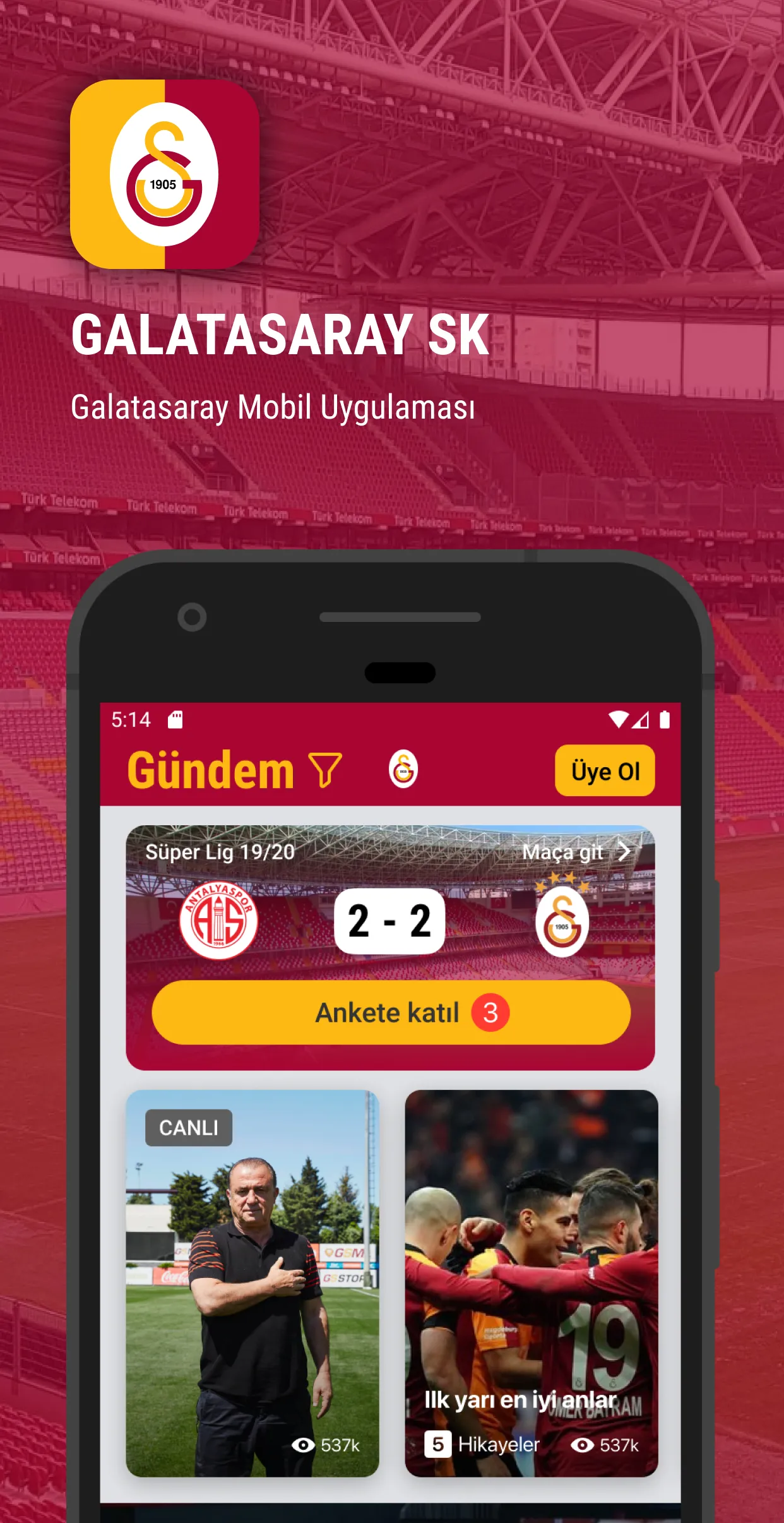 Galatasaray | Indus Appstore | Screenshot