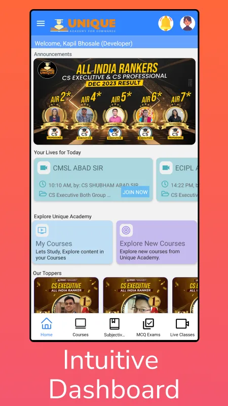 Unique Academy for Commerce | Indus Appstore | Screenshot