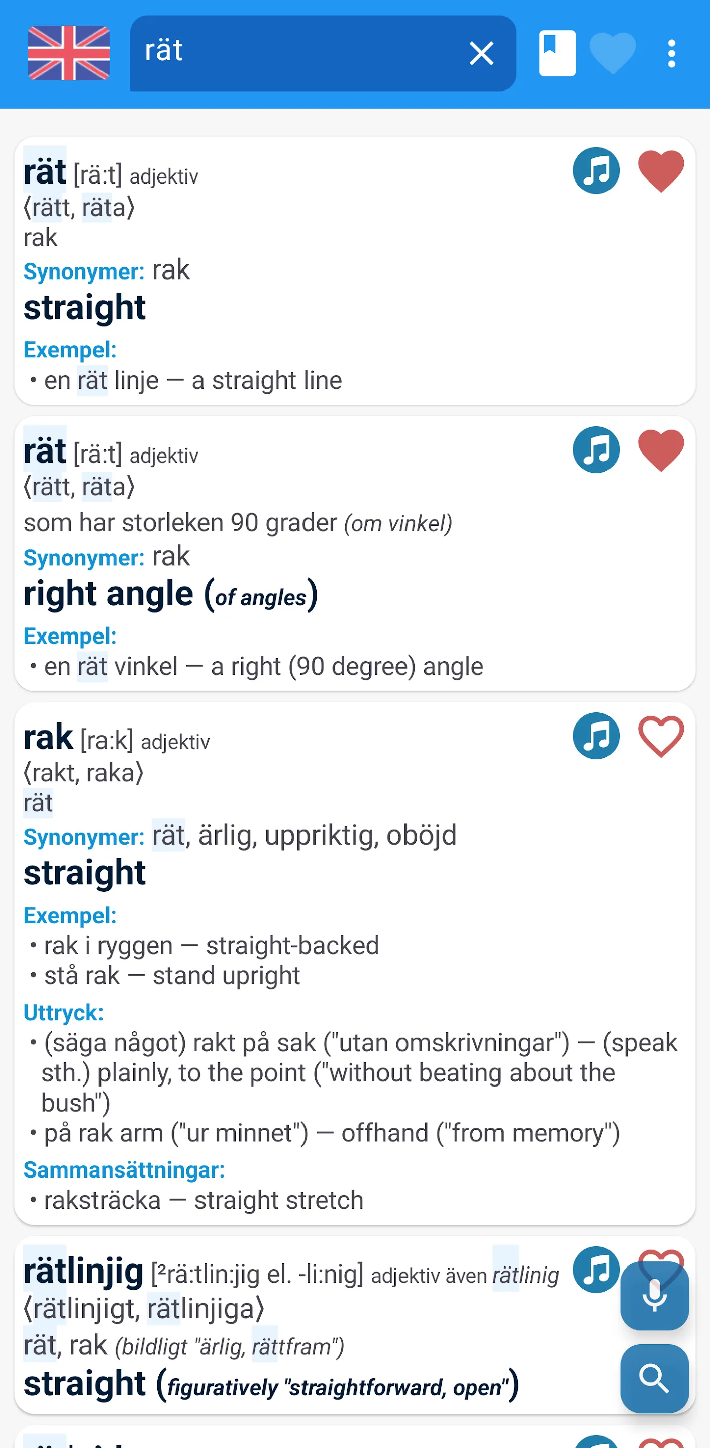 Lexin Offline (Svensk Lexikon) | Indus Appstore | Screenshot