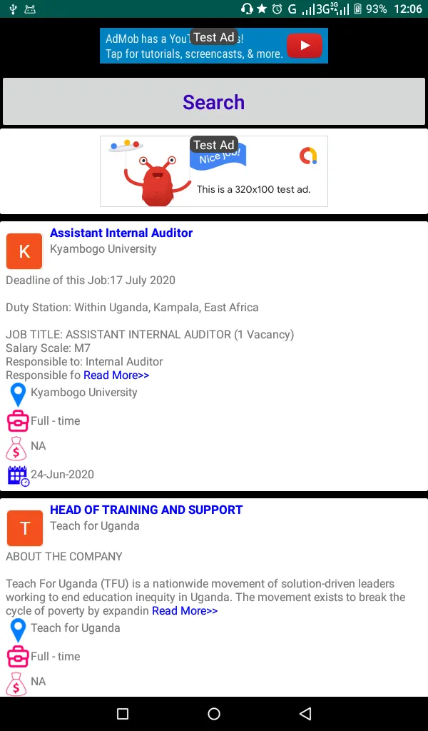 Uganda Jobs, Jobs in Uganda | Indus Appstore | Screenshot