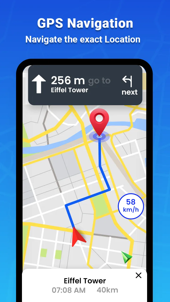 GPS Map Driving Directions | Indus Appstore | Screenshot