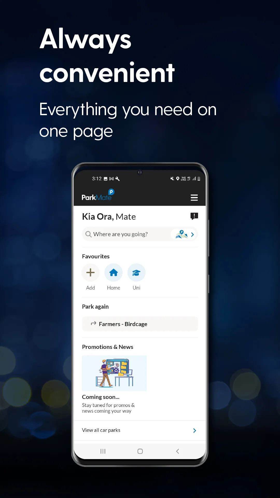 ParkMate (NZ) | Indus Appstore | Screenshot