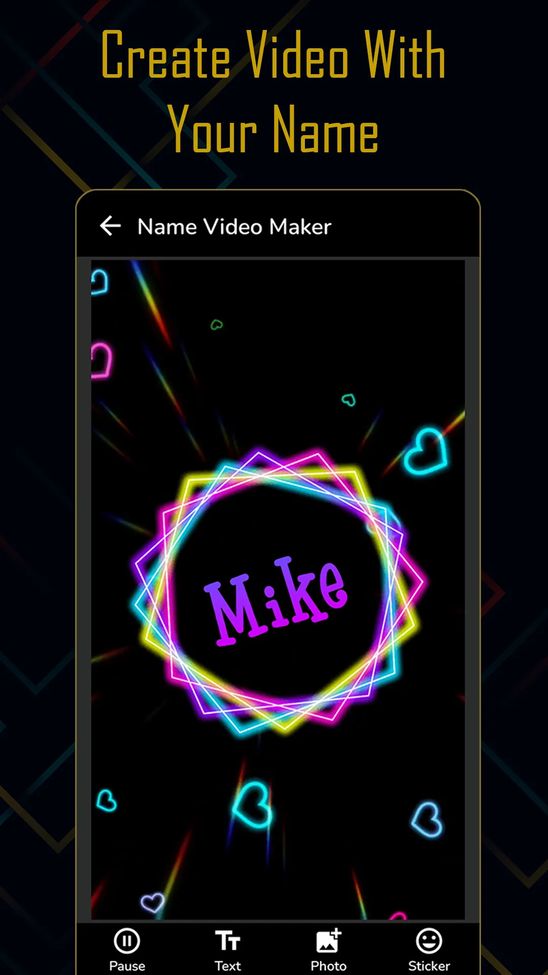 Name Video Maker | Indus Appstore | Screenshot