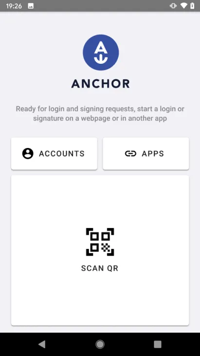 Anchor Wallet | Indus Appstore | Screenshot