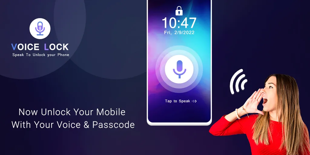 Voice Lock Screen - PIN Lock | Indus Appstore | Screenshot