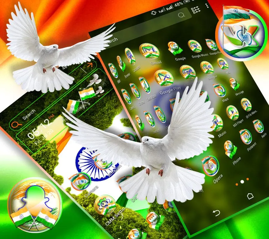 Independence Day LauncherTheme | Indus Appstore | Screenshot