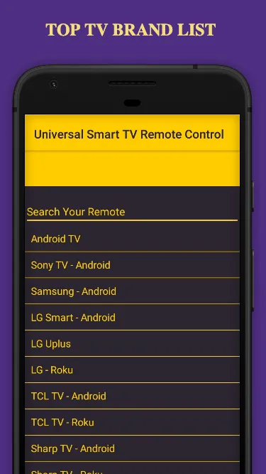 Universal Smart TV Remote | Indus Appstore | Screenshot