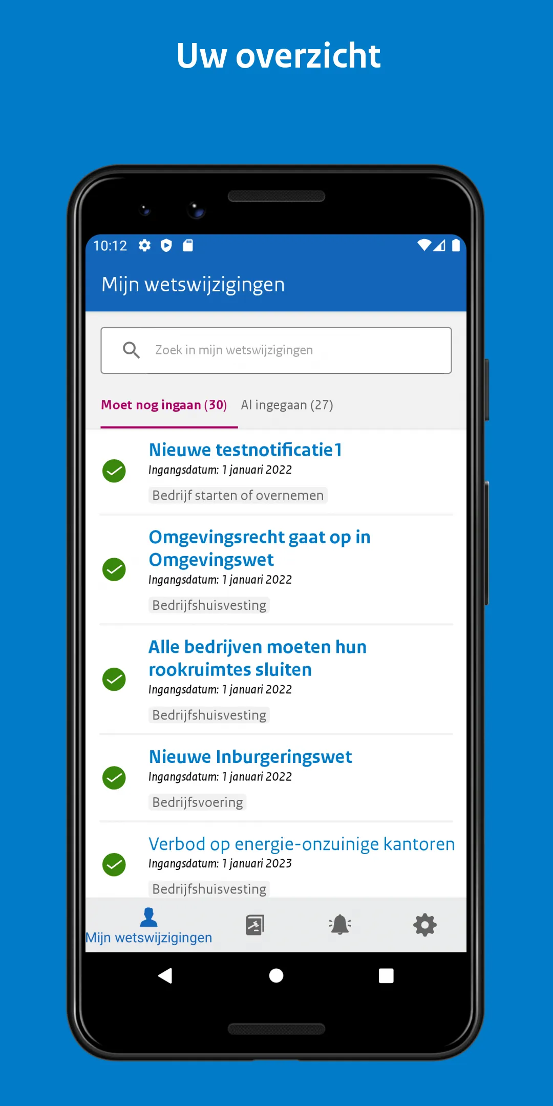 Nieuwe Wetten | Indus Appstore | Screenshot