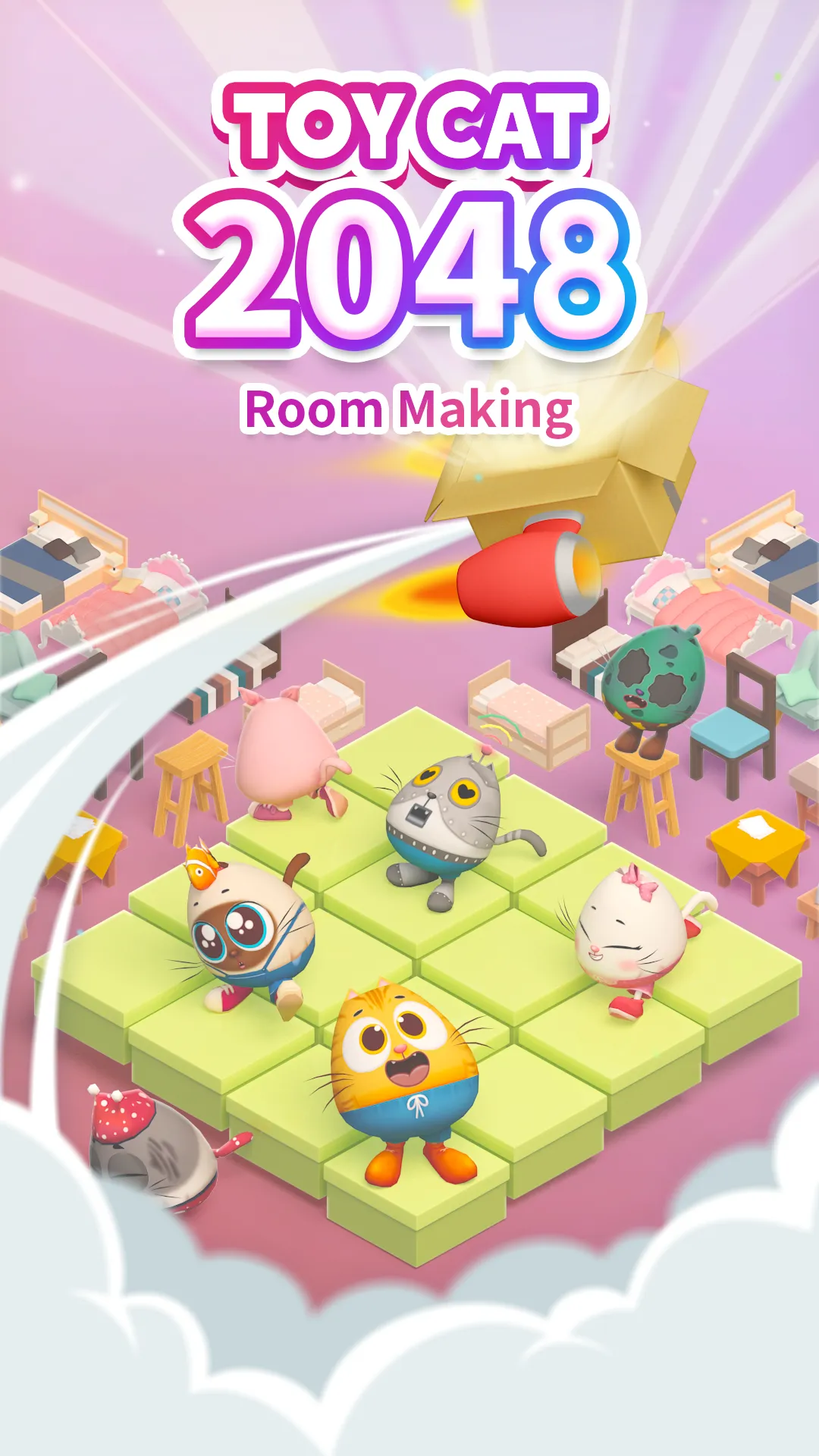 Toy Cat 2048 | Indus Appstore | Screenshot