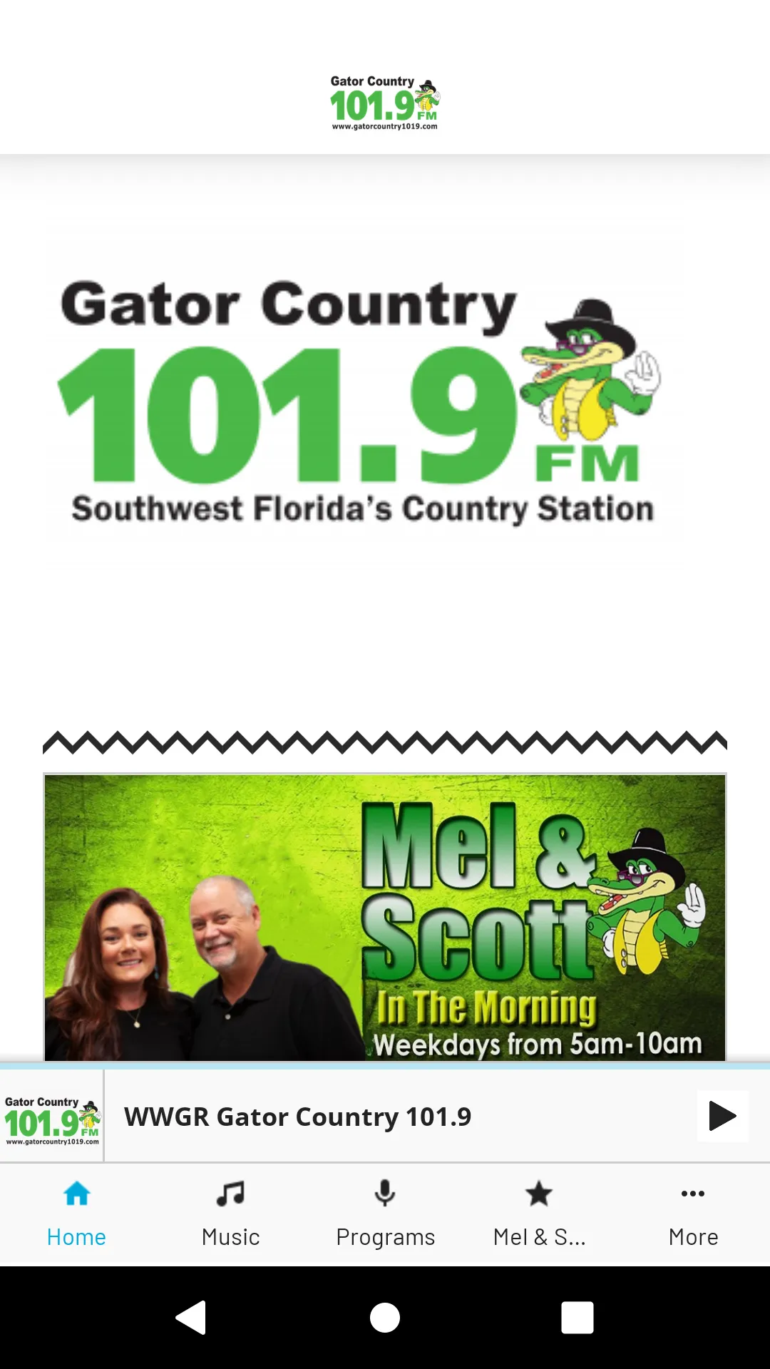 Gator Country 101.9 | Indus Appstore | Screenshot