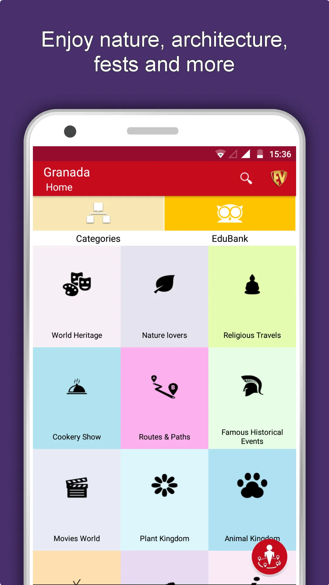 Granada Travel & Explore, Offl | Indus Appstore | Screenshot