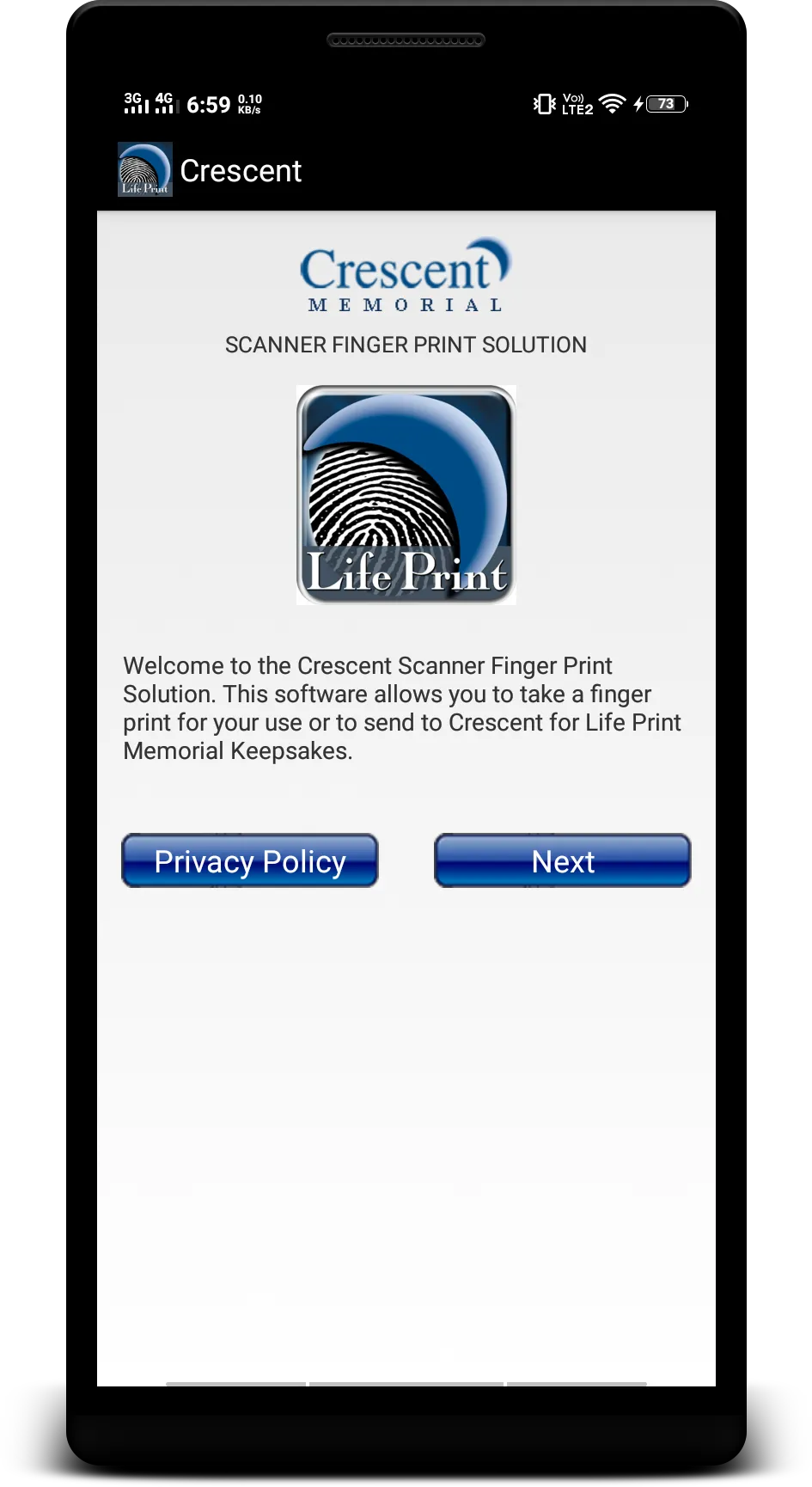 CM Scanning Finger Print Sol | Indus Appstore | Screenshot