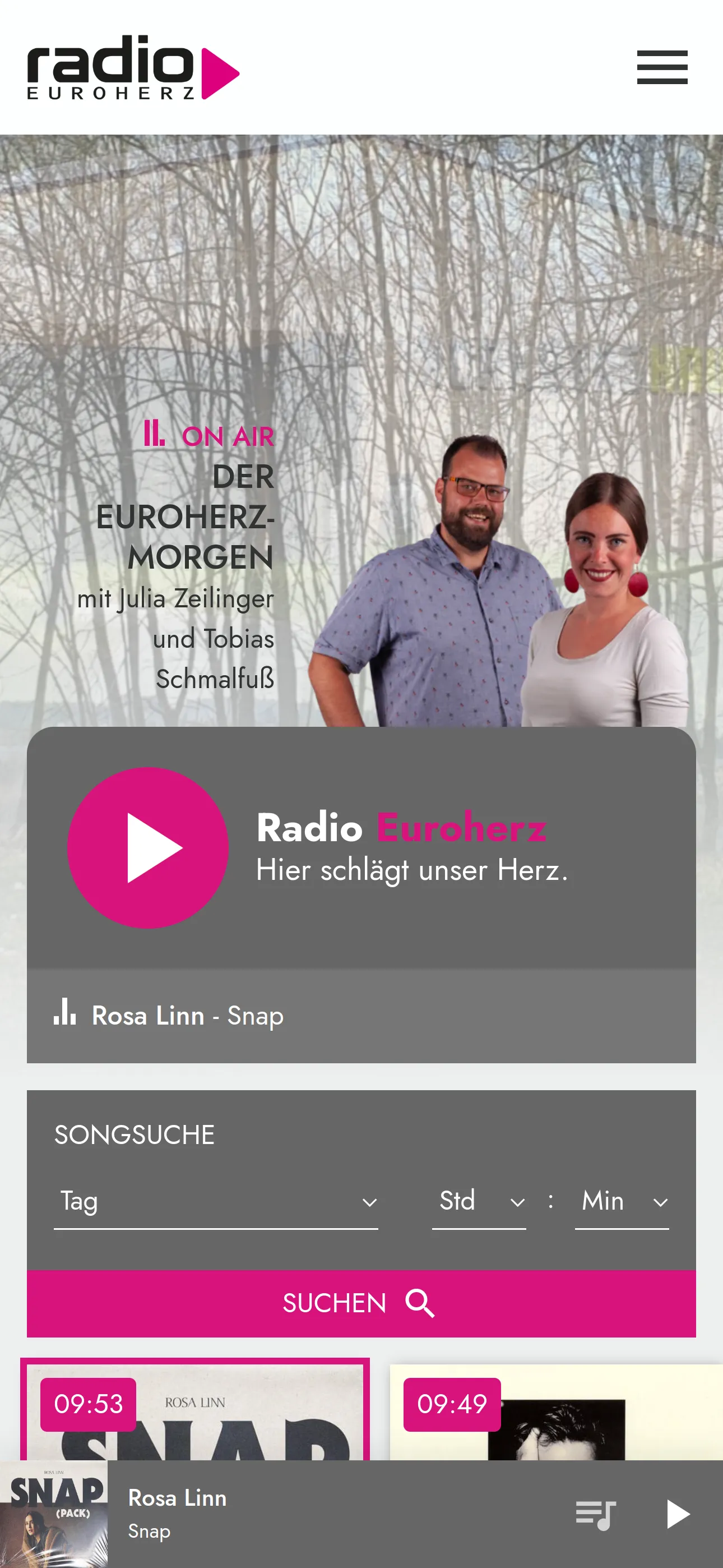 Radio Euroherz | Indus Appstore | Screenshot