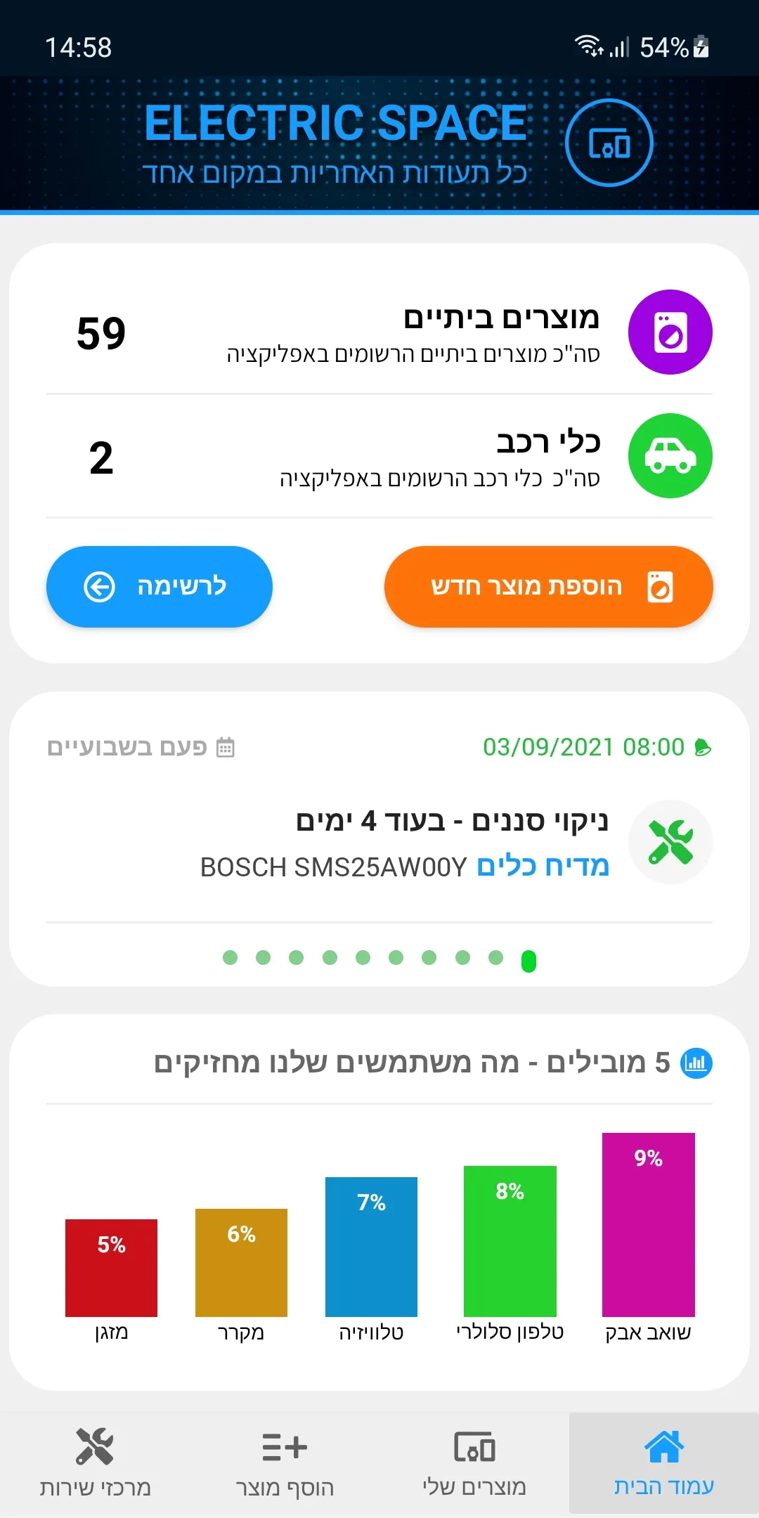 ניהול תעודות אחריות | Indus Appstore | Screenshot