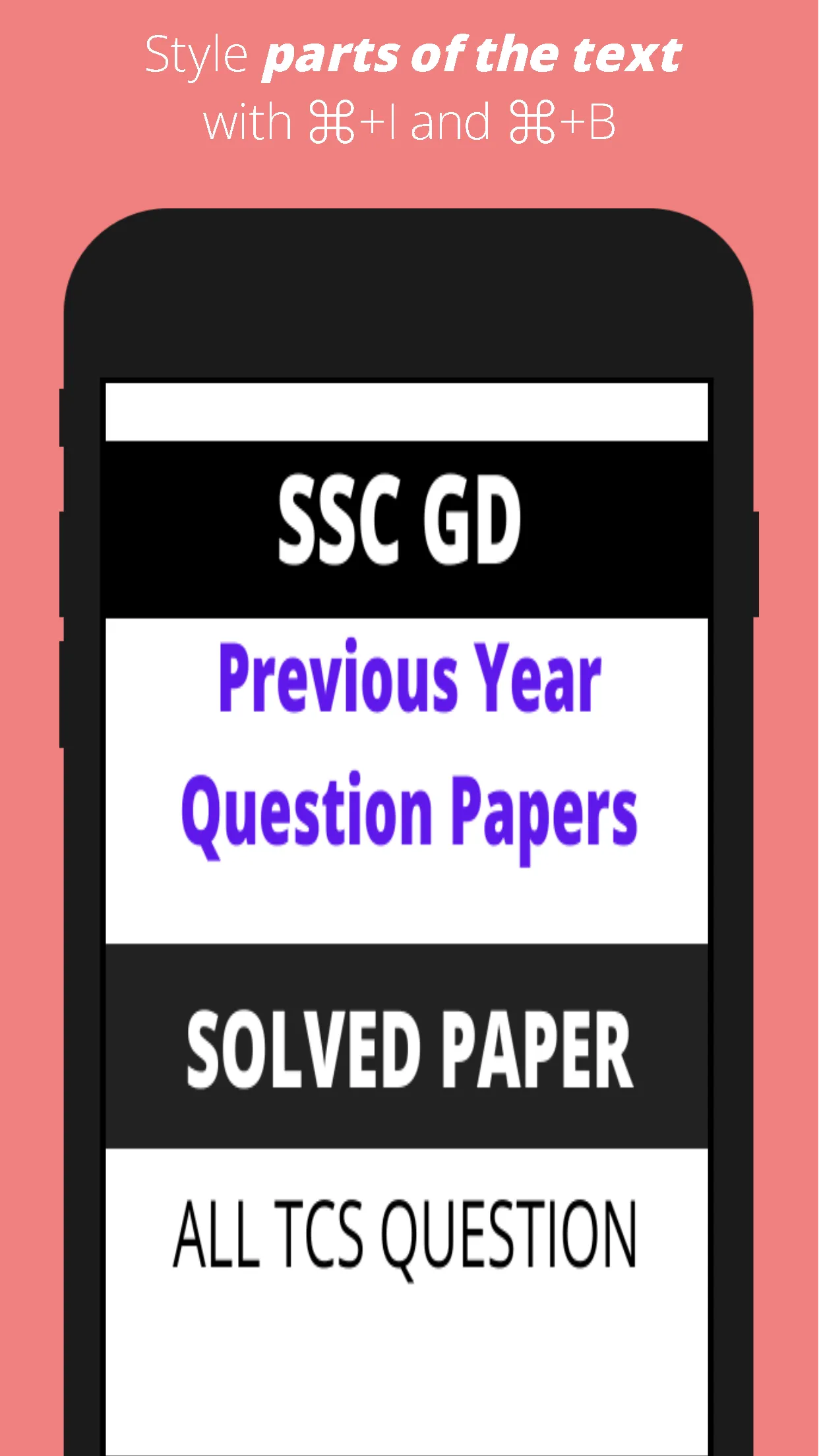 SSC GD Previous Year Papers | Indus Appstore | Screenshot