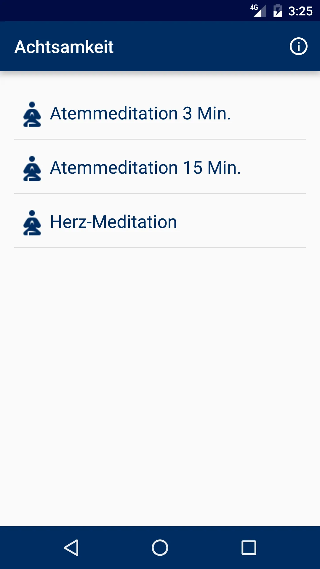 Achtsamkeitsmeditationen | Indus Appstore | Screenshot