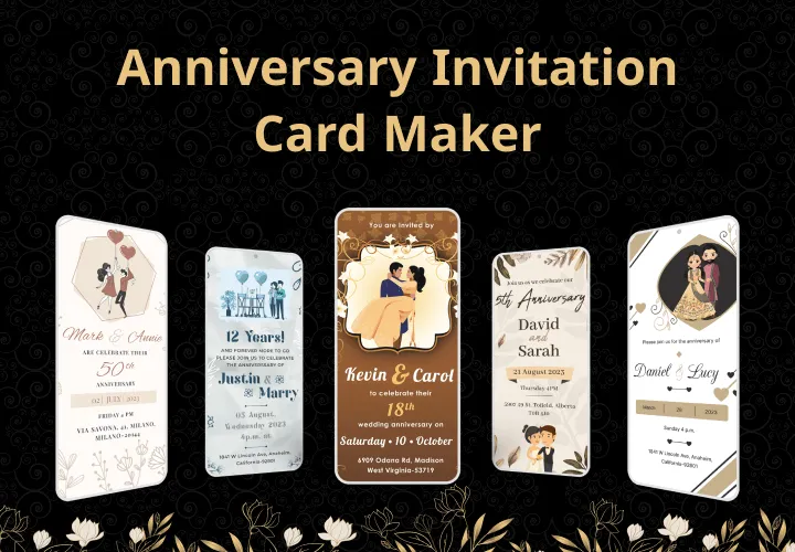 Anniversary Invitation Card | Indus Appstore | Screenshot