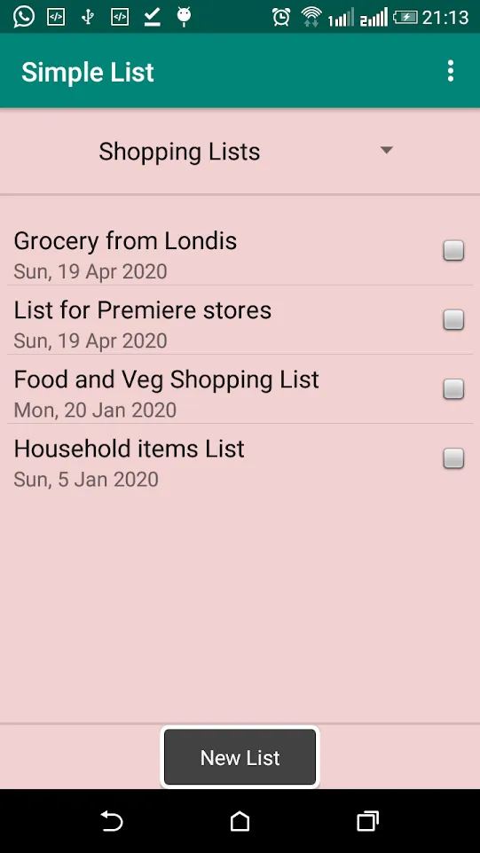 Simple List | Indus Appstore | Screenshot