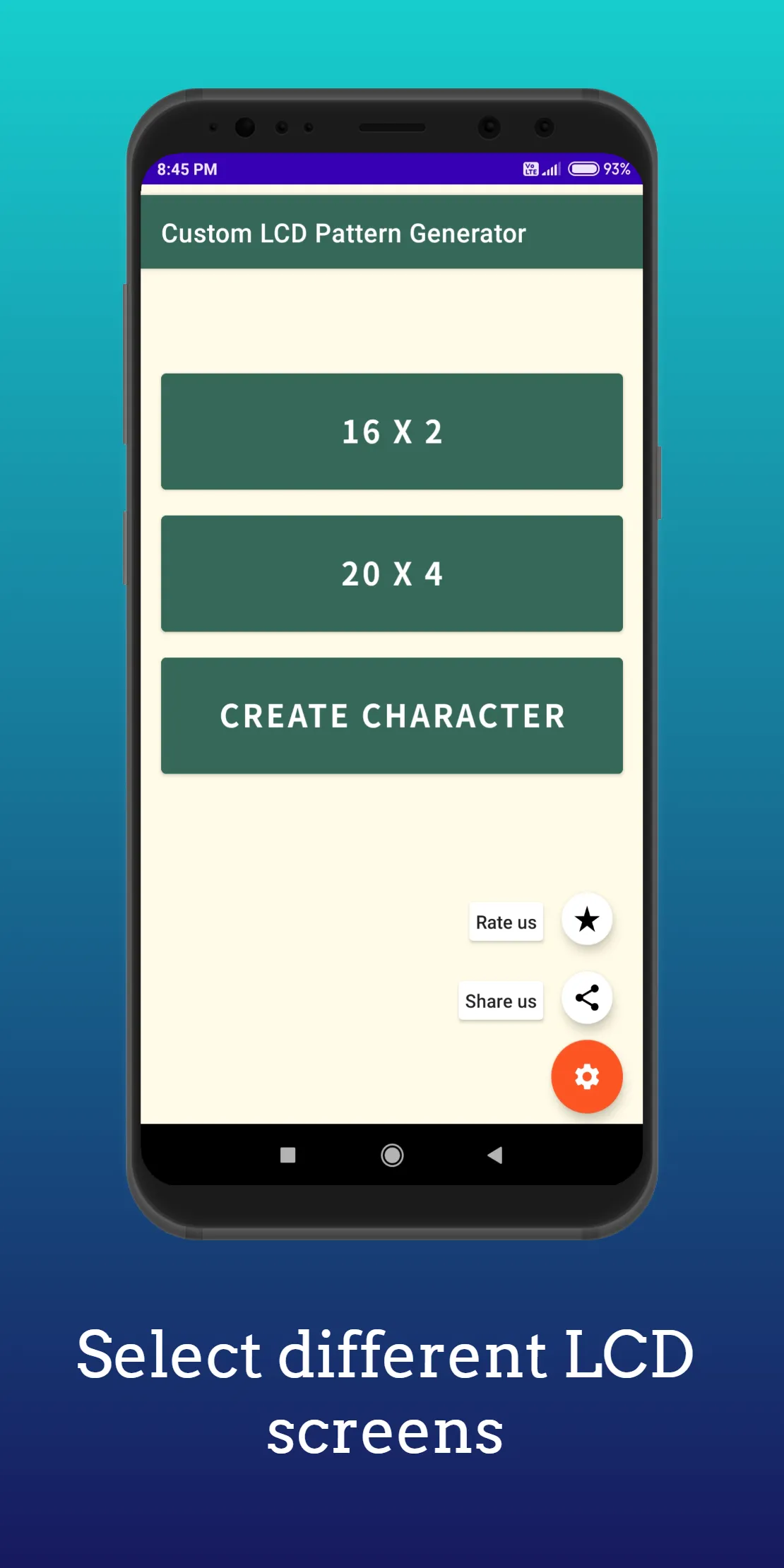 Custom LCD Pattern Generator | Indus Appstore | Screenshot